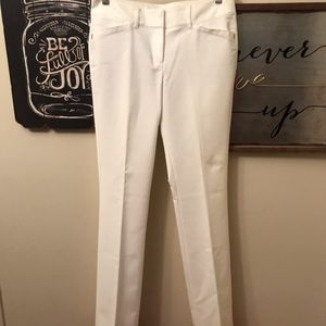 White House Black Market White Slacks